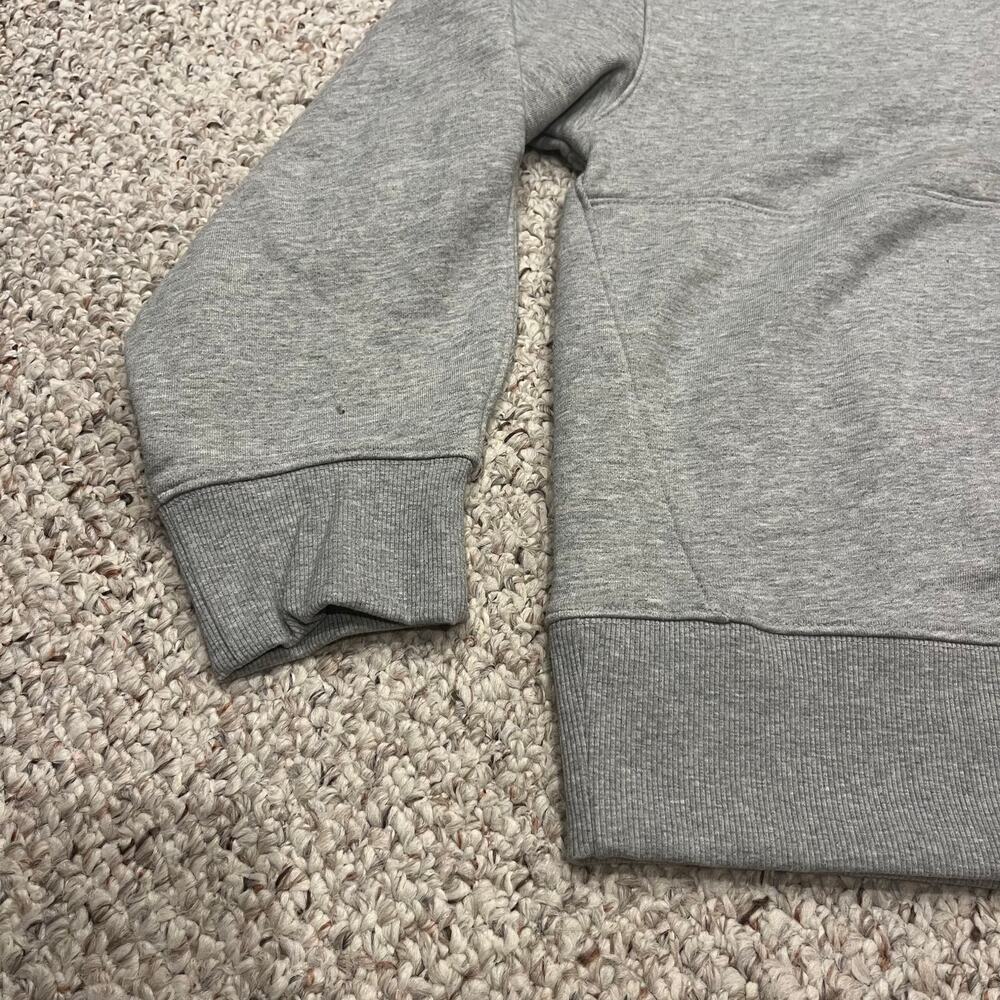 Everlane Heather Gray Quarter-Zip Sweatshirt - Picture 2 of 6